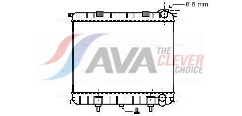 Radiateur moteur (Radiateur de refroidissement) AVA Deutschland GmbH ref. AU2173