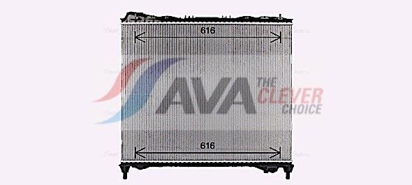 Radiateur moteur (Radiateur de refroidissement) AVA Deutschland GmbH ref. AU2337