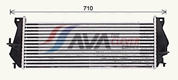 Intercooler, échangeur (Refroidisseur d'air) AVA Deutschland GmbH AU4338