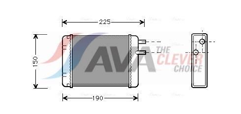 Radiateur de chauffage AVA Deutschland GmbH ref. AU6083