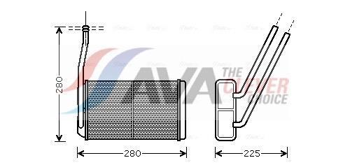 Radiateur de chauffage AVA Deutschland GmbH ref. AU6177