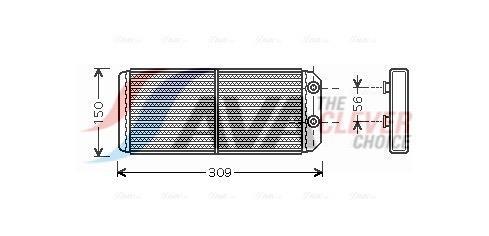 Radiateur de chauffage AVA Deutschland GmbH ref. AU6180