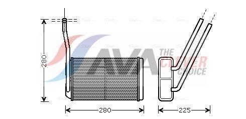 Radiateur de chauffage AVA Deutschland GmbH ref. AU6195