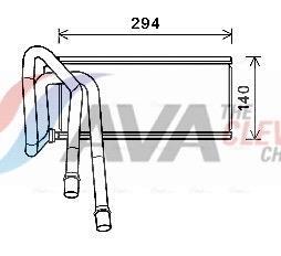 Radiateur de chauffage AVA Deutschland GmbH AUA6226