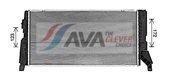 Radiateur moteur (Radiateur de refroidissement) AVA Deutschland GmbH ref. BW2588