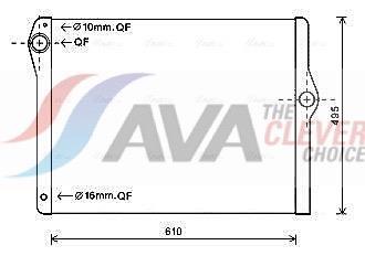 Radiateur moteur (Radiateur de refroidissement) AVA Deutschland GmbH ref. BW2596