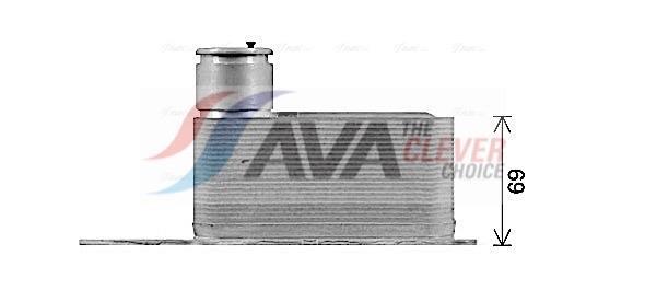 Radiateur d'huile moteur (Refroidisseur d'huile moteur) AVA Deutschland GmbH ref. BW3592