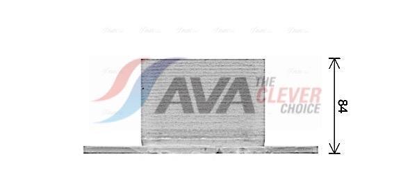 Radiateur d'huile moteur (Refroidisseur d'huile moteur) AVA Deutschland GmbH ref. BW3594