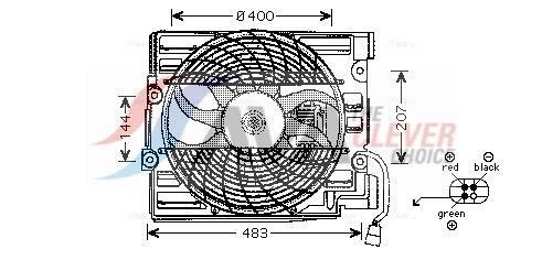 Ventilador do motor AVA Deutschland GmbH ref. BW7510