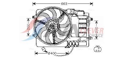 Ventilador do motor AVA Deutschland GmbH ref. BW7516