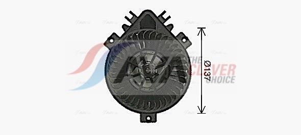 Pulseur d'air habitacle (Ventilateur habitacle) AVA Deutschland GmbH ref. BW8605