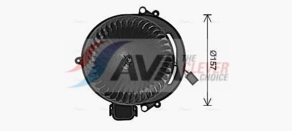 Pulseur d'air habitacle (Ventilateur habitacle) AVA Deutschland GmbH ref. BW8611