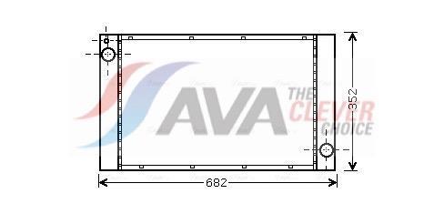 Radiateur moteur (Radiateur de refroidissement) AVA Deutschland GmbH ref. BWA2333
