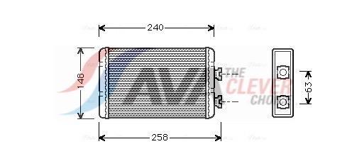 Radiateur de chauffage AVA Deutschland GmbH ref. BWA6210