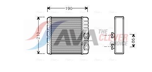 Radiateur de chauffage AVA Deutschland GmbH ref. BWA6211