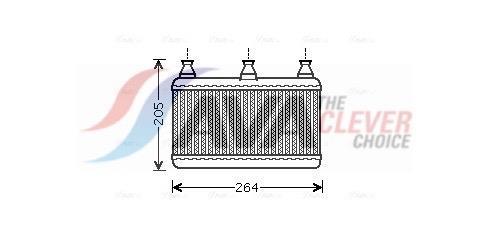 Radiateur de chauffage AVA Deutschland GmbH ref. BWA6341