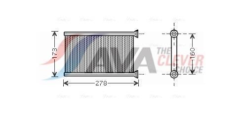 Radiateur de chauffage AVA Deutschland GmbH ref. BWA6342