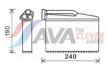 Radiateur de chauffage AVA Deutschland GmbH ref. BWA6541
