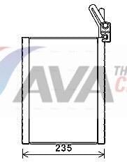 Evaporateur climatisation AVA Deutschland GmbH ref. BWV476