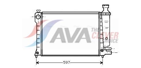 Radiateur moteur (Radiateur de refroidissement) AVA Deutschland GmbH CN2036