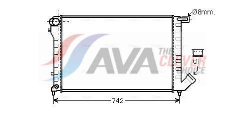 Radiateur moteur (Radiateur de refroidissement) AVA Deutschland GmbH CN2195