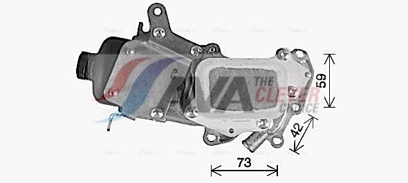 Radiateur d'huile moteur (Refroidisseur d'huile moteur) AVA Deutschland GmbH ref. CN3309H