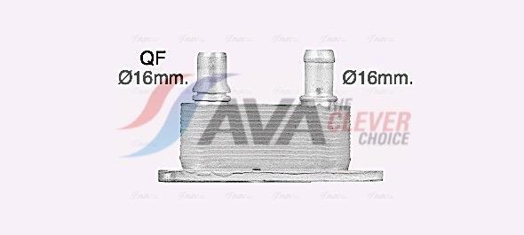 Radiateur d'huile moteur (Refroidisseur d'huile moteur) AVA Deutschland GmbH ref. CN3327