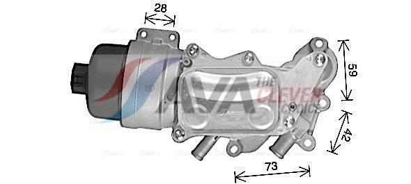 Radiateur d'huile moteur (Refroidisseur d'huile moteur) AVA Deutschland GmbH ref. CN3337H
