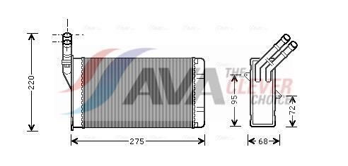 Radiateur de chauffage AVA Deutschland GmbH ref. CN6055