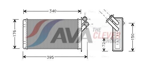 Radiateur de chauffage AVA Deutschland GmbH ref. CN6129