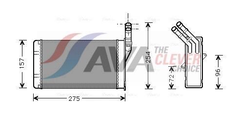 Radiateur de chauffage AVA Deutschland GmbH ref. CN6150