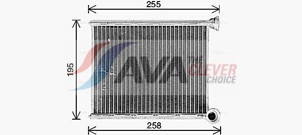 Radiateur de chauffage AVA Deutschland GmbH ref. CN6333