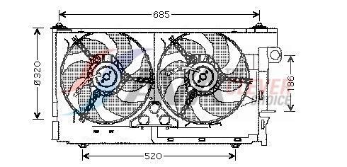 Ventilador do motor AVA Deutschland GmbH ref. CN7516