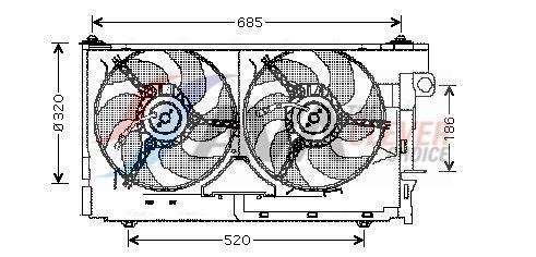 Ventilador do motor AVA Deutschland GmbH ref. CN7518