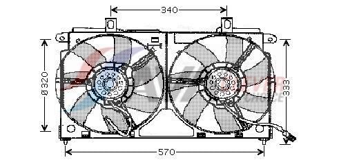 Ventilador do motor AVA Deutschland GmbH ref. CN7523