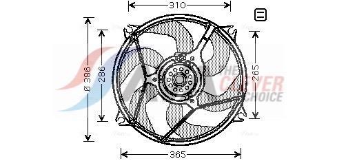 Ventilador do motor AVA Deutschland GmbH ref. CN7530