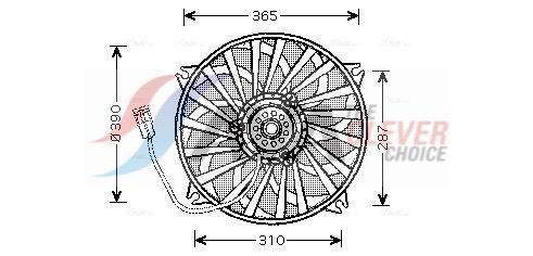 Ventilador do motor AVA Deutschland GmbH ref. CN7540