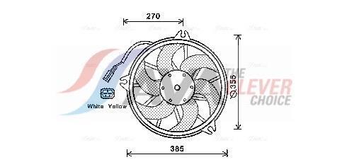Ventilador do motor AVA Deutschland GmbH ref. CN7536