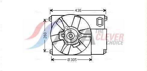 Ventilador do motor AVA Deutschland GmbH ref. CN7541