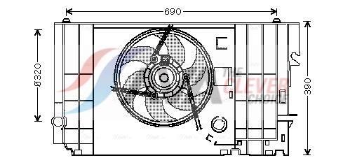 Ventilador do motor AVA Deutschland GmbH ref. CN7546