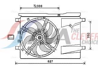 Ventilador do motor AVA Deutschland GmbH ref. CN7549