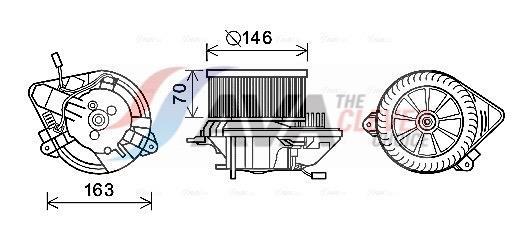Ventilador habitáculo AVA Deutschland GmbH ref. CN8295
