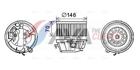 Ventilador habitáculo AVA Deutschland GmbH ref. CN8296
