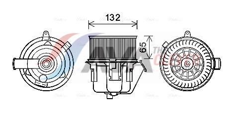 Pulseur d'air habitacle (Ventilateur habitacle) AVA Deutschland GmbH ref. CN8297