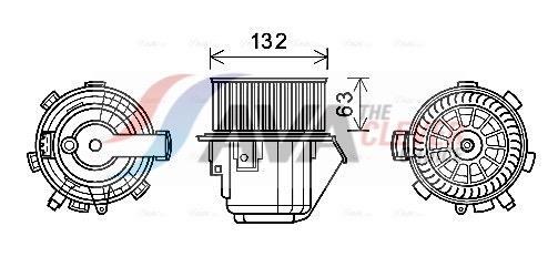 Ventilador habitáculo AVA Deutschland GmbH ref. CN8298
