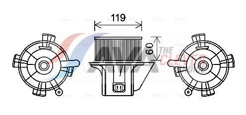 Ventilador habitáculo AVA Deutschland GmbH ref. CN8299