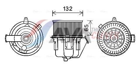 Ventilador habitáculo AVA Deutschland GmbH ref. CN8302