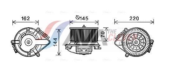 Ventilador habitáculo AVA Deutschland GmbH ref. CN8505