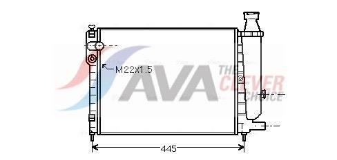 Radiateur moteur (Radiateur de refroidissement) AVA Deutschland GmbH ref. CNA2046