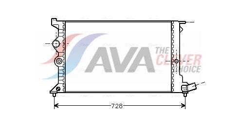 Radiateur moteur (Radiateur de refroidissement) AVA Deutschland GmbH ref. CNA2072